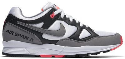 Pre-owned Nike  Air Span 2 Hot Coral In Black/dust-solar Red-white