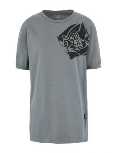 Vivienne Westwood Anglomania T-shirts In Grey