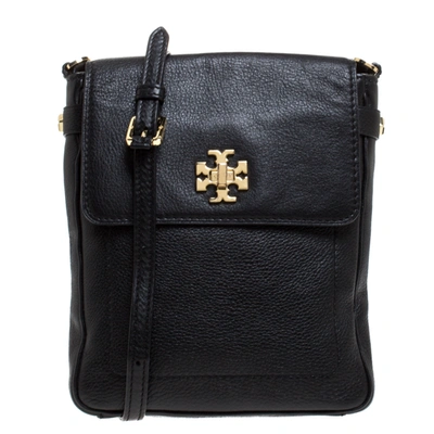 Pre-owned Tory Burch Black Leather Messenger Bag