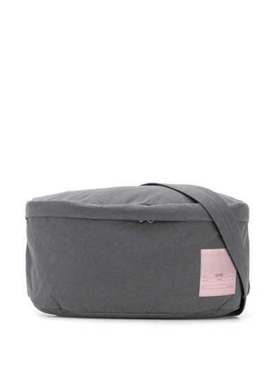 Oamc Logo Patch Belt Bag In Grey