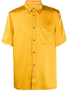 Sies Marjan Short Sleeve Tonal Shirt In Yellow