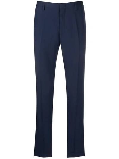 Paul Smith Tailored Skinny Trousers In Blue