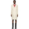 Raf Simons Labo Printed Cotton Coat In 00013 Ecru