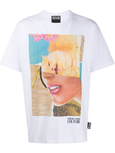 Versace Jeans Couture X Rosa Burgess Cotton T-shirt In White