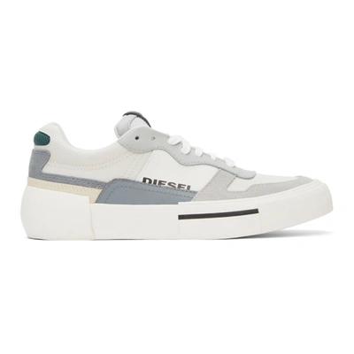 Diesel White And Grey S-dese Sneakers In H7947 Whtgr