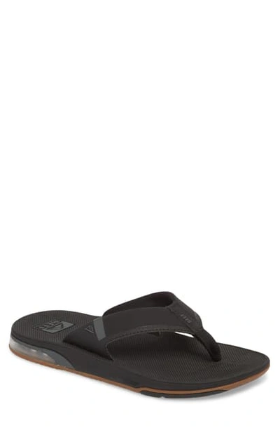 Reef Fanning Low Flip Flop In Grey/ Black