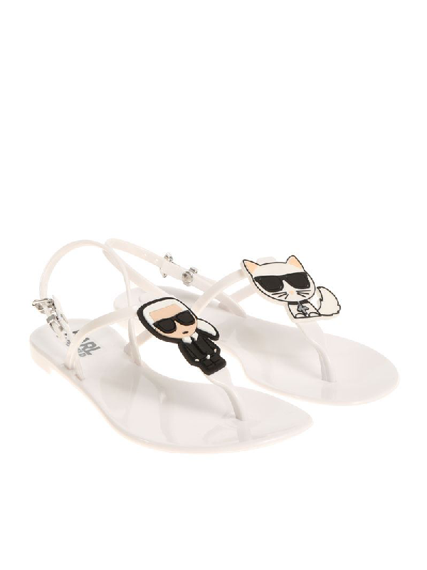 flip flops karl lagerfeld