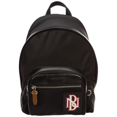 Neil Barrett Men's Nylon Rucksack Backpack Travel In Black