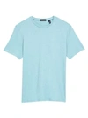 Theory Men's Topstitching Jersey T-shirt In Seafoam