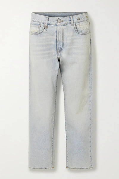 R13 Mid-rise Boyfriend Jeans In Light Denim