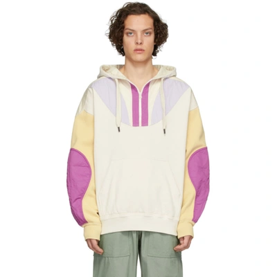 Isabel Marant Purple Colorblock Nanselo Hoodie In 86pe Purple