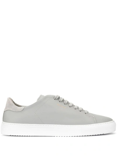 Axel Arigato Clean 90 Low-cut Leather Sneakers In Grey