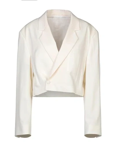 A.f.vandevorst Suit Jackets In Ivory