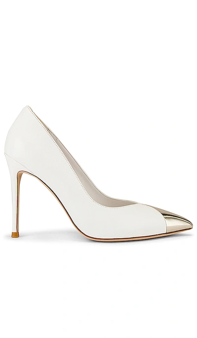 Jeffrey Campbell Lure Pump In White Silver