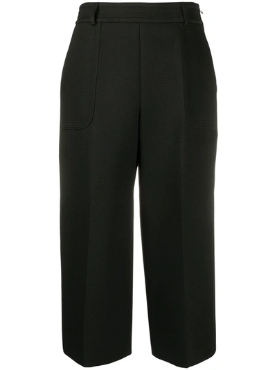 Mulberry Vivian Pique Trousers In Black