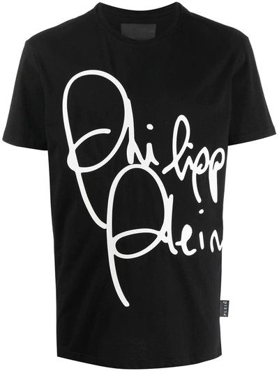 Philipp Plein Ss Signature Graphic-print T-shirt In Black