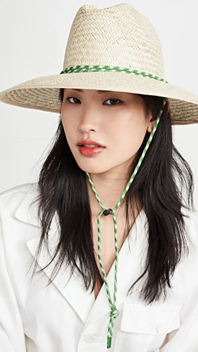 Rag & Bone Frayed Edge Straw Panama Hat Rag & Bone - Frayed Edge Panama Hat Cobalt – Blond Genius main image 3