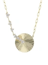 Phillips House Women's Aura Latch 14k Yellow Gold & Diamond Offset Pendant Necklace