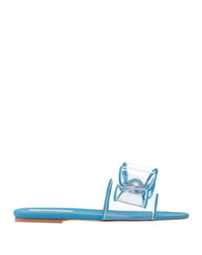 Polly Plume Sandals In Blue