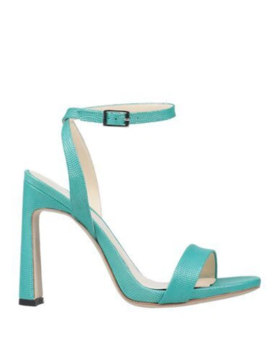 Gianni Marra Sandals In Turquoise
