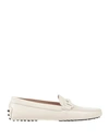 Tod's Loafers In White