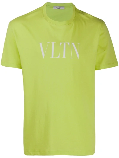 Valentino Vltn Print T-shirt In 绿色