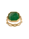 Goossens Square Cabochons Ring In Gold