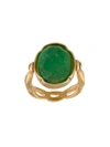 Goossens Oval Cabochons Ring In Gold