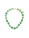 Goossens Cabochons Gemstone Necklace In Gold