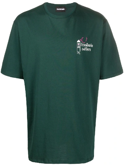 Pas De Mer Logo Print T-shirt In Green