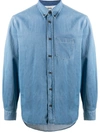 Acne Studios Sarkis Classic Denim Shirt In Blue