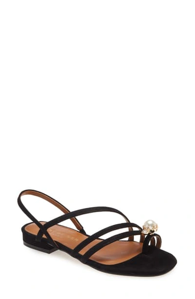 Kurt Geiger Marco Sandal In Black Suede