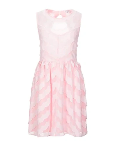 Claudie Pierlot Short Dresses In Pink