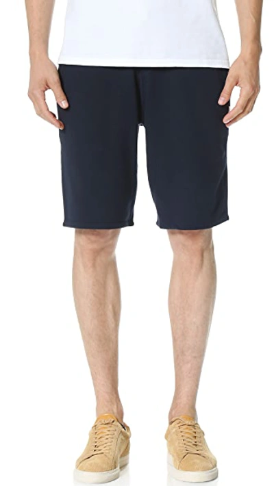 Reigning Champ Mid Weight Terry Shorts In Navy