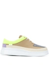 Camper Twins Platform Sneakers In Neutrals