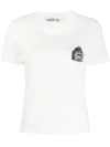 Acne Studios Headquarters-print T-shirt In White
