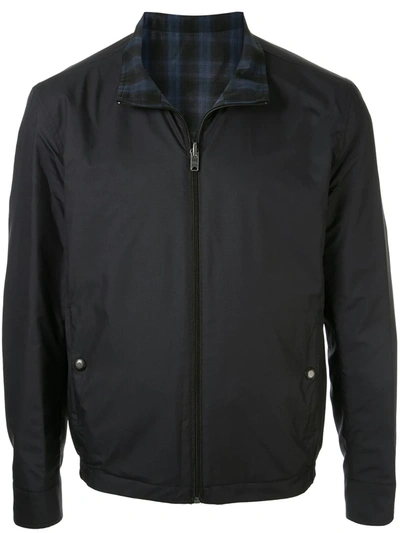 Kent & Curwen Soft Shell Wicking Jacket In Blue
