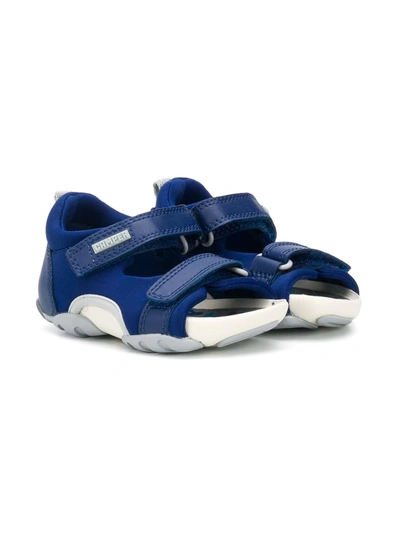 Camper Kids' Ous Fw Flat Sandals In Blue