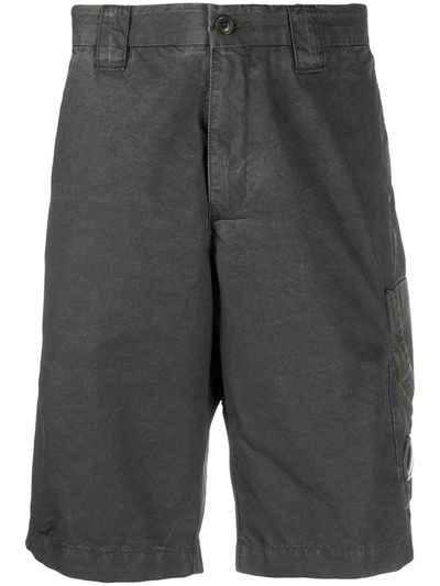 C.p. Company Cargo Shorts In Black