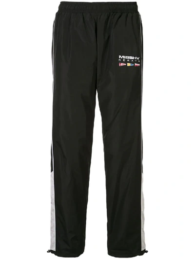 Misbhv Embroidered Logo Track Trousers In Black