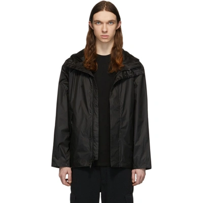 The Very Warm Black Ripstop Hooded Jacket
