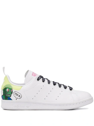 Fiorucci X Adidas Aliens Stan Smith Sneakers In White
