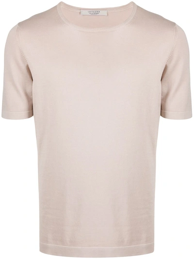 La Fileria For D'aniello Crew Neck T-shirt In Neutrals