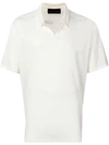 Roberto Collina Short Sleeve Slim-fit Polo Shirt In Neutrals