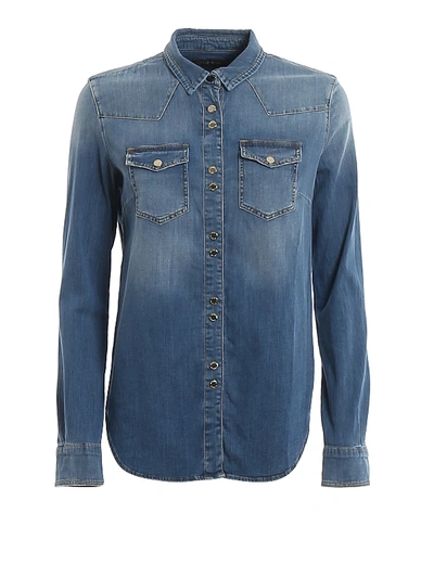 Pinko Caroline 1 Shirt In Medium Wash