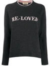 Pringle Of Scotland Re-loved Recycled Jumper In Grey