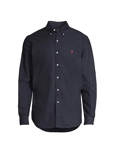 Polo Ralph Lauren Classic-fit Oxford Shirt In Light Navy