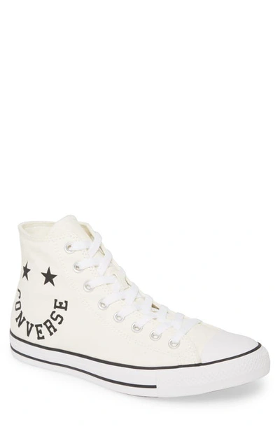 Converse Chuck Taylor® All Star® Smile Sneaker In Egret/ Black/ White