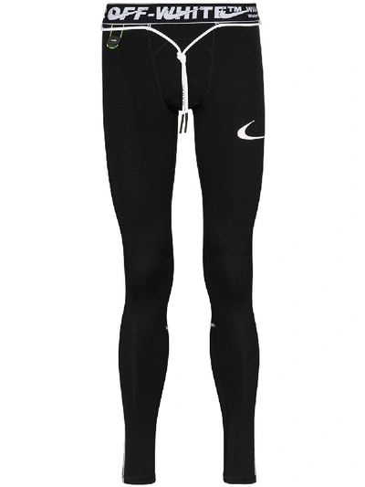 Nike X Off-white Performance Training Tights In 黑色