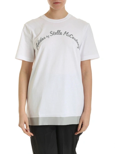 Adidas By Stella Mccartney Logo T-shirt In White